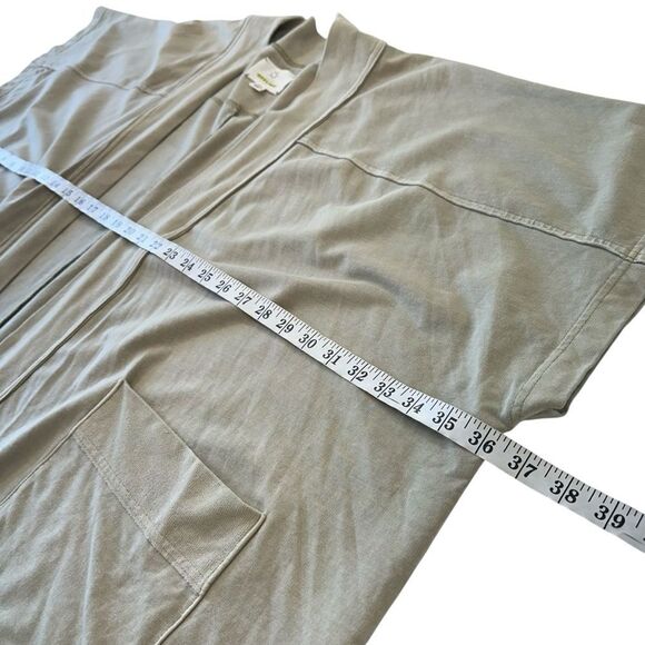 Aerie Offline Overized Terry Cape Open Cardigan in Clay, M - Picture 6 of 9